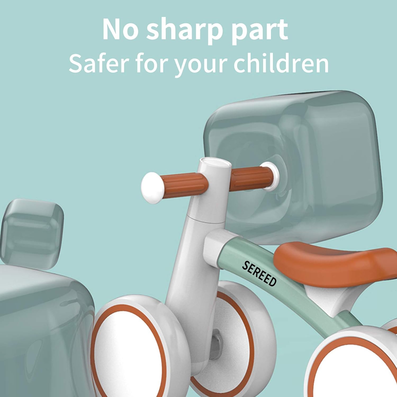 SEREED Baby Balance Bike for 1 Year Old Boys Girls 12-24 Month Toddler Balance Bike, 4 Wheels Toddler First Bike, First Birthday Gifts - Image 5